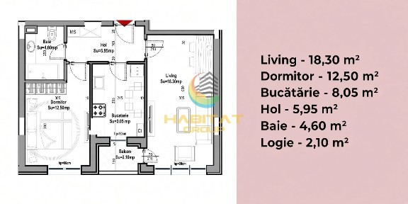 Vânzare Apartament 2 camere - Berceni / Strada Postalionului