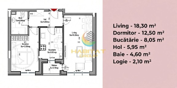 Vânzare Apartament 2 camere - Berceni / Strada Postalionului