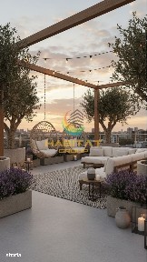 Penthouse 3 camere- 450m - bloc nou
