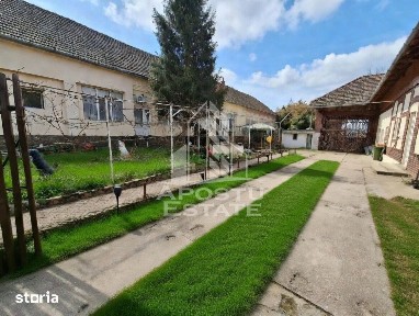 Casă spațioasă cu 2 locuințe și teren generos de 5.755 mp în Șandra