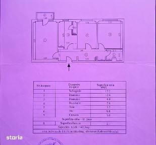 - Apartament 3 camere confort 1 decomandat, Plantelor, etaj 10/10.