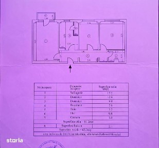 - Apartament 3 camere confort 1 decomandat, Plantelor, etaj 10/10.
