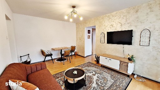 Piata Astra, apartament 3 camere mobilat si utilat complet, 550euro