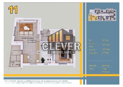 2 Camere | 62,4 mp Total | Terasa | 12 Min Metrou