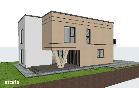 Casa individuala P+E, teren 475mp, Stupini