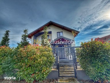 Casa moderna la cheie cu teren 485 mp Stefanesti