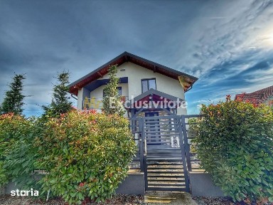 Casa moderna la cheie cu teren 485 mp Stefanesti