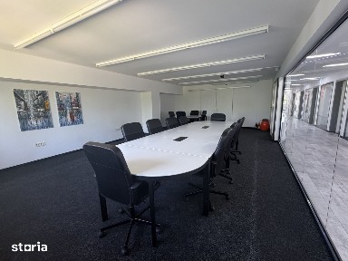 Proprietar inchiriez cladire P+1 birouri, depozit, teren 2.641 mp TM