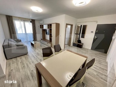 Apartament 2 camere lux 70mp, incalzire in pardoseala, parcare privata