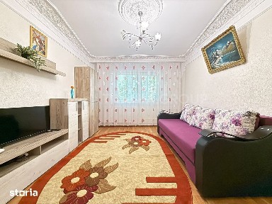 Apartament cu 2 camere, 2 bai, decomandat, etaj 1 - zona Racadau