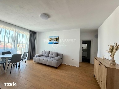 Apartament cu balcon de 8,6 mp | Bloc nou | Complet mobilat | Parcare