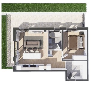 Apartament 3 camere, orientare sud cu priveliste, Baciu Regal
