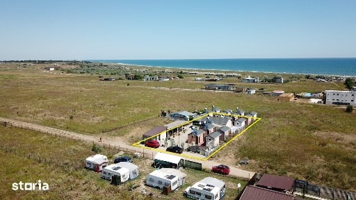Complex 14 căsuțe de vacanta în Corbu, Constanța - vedere la mare