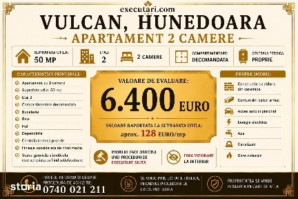 Cartier Dallas - Apartament 2 camere, 50 mp, Etaj 2 | Vulcan