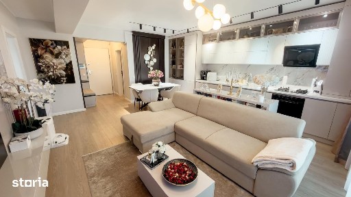 Apartament 2 camere de vanzare I 74 mp I Mobilat design premium