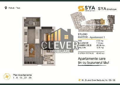 Garsoniera dubla | Spatiosa | Pallady | Comision 0% metrou Teclu
