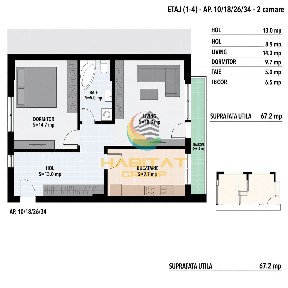 Vânzare Apartament 2 camere 67 mp | Berceni | Sector 4