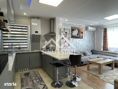 Apartament mobilat utilat 3 camere 2 balcoane-Șelimbar, Brana 123000 e