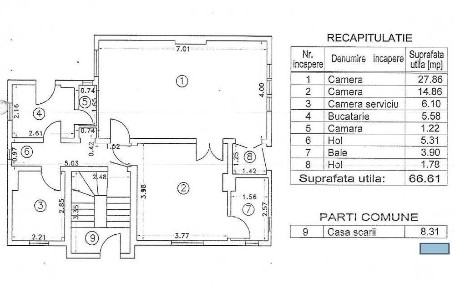 Imobil Str Roma Parter + Curte