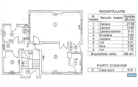 Imobil Str Roma Parter + Curte