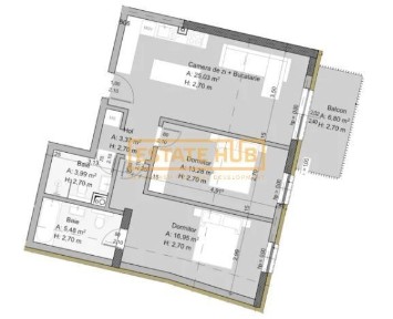 Traian 44 | 3 Camere central | 0% comision