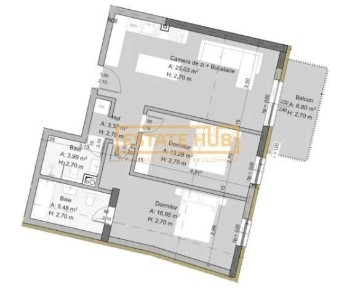 Traian 44 | 3 Camere central | 0% comision