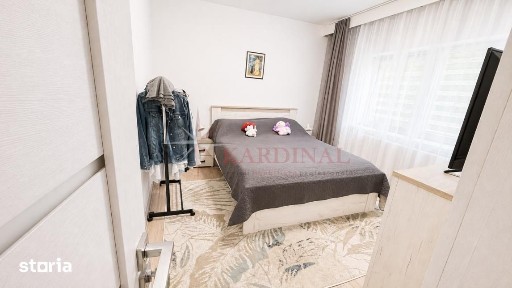 Racadau 2 camere decomadat (amenajat in 3), mobilat