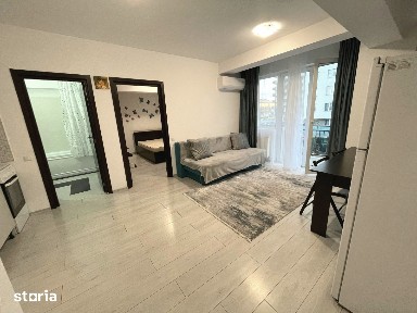 Apartament modern 2 camere, AC, Terasă + 2 Locuri Parcare Subterană