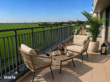 Apartament 73.6mp. Novopolis terasa 23.4mp. parcare proprie