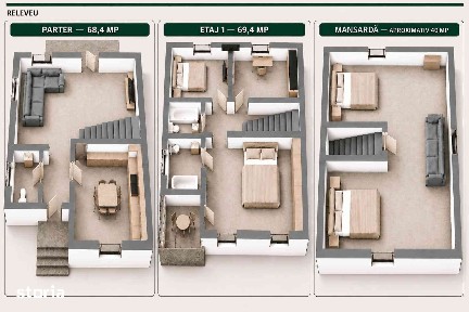Casă | Living generos 31 mp| 3 bai |5 min Pallady |3 min pana pe Splai