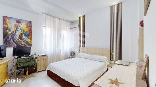 Apartament interbelic cu 3 camere, 124 mp, vis-à-vis de