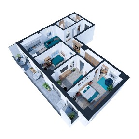 Apartament 4 camere - bloc nou - Cug - Selgros