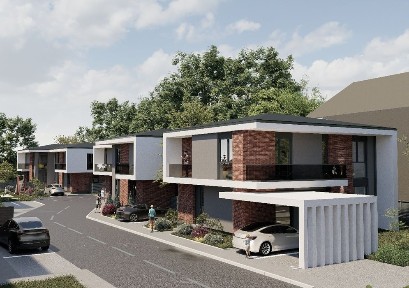 Case cuplate + Casa Individuala P+E NZEB Panouri Fotovoltaice + stații încărcare Auto Finisaje Premium !