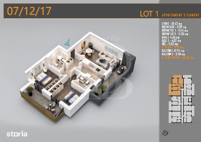 Apartament 3 camere Decomandat Titan Th. Pallady-Sector 3