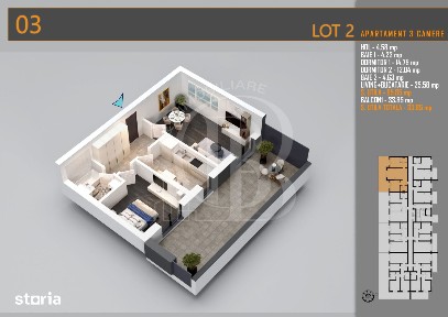 Apartament 3 camere Modern Titan Th. Pallady-Sector 3