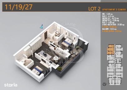 Apartament 3 camere Titan Th. Pallady-Sector 3-Metrou Teclu