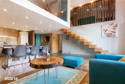 Apartament superb pe doua niveluri Ultrafinisat Semicentral