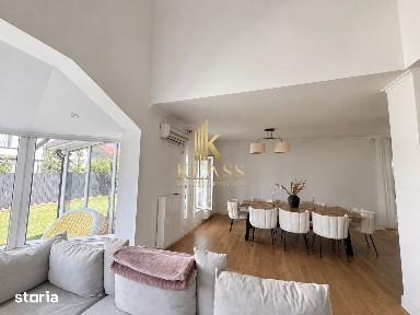 Casa moderna pentru inchiriere cu 4 dormitoare, gradina privata plus g