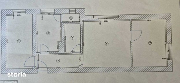 Inchiriez apartament 3 camere Rusciorului (proprietar)