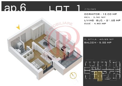 Apartament 2 camere Promo Parcare Titan-Theodor Pallady