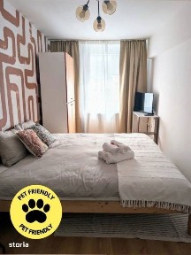 Ap. modern 4 dormitoare, living, curte | Intre Lacuri | Bloc nou