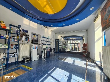 Spatiu comercial show room, 200 mp, intersectie circulata