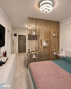 Garsonieră modernă | 36 mp | Balcon închis | Mobilată | Bragadiru