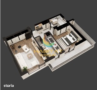Apartament 2 camere / 58 mp / Grand Arena