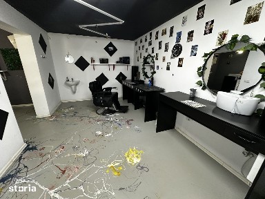 Spatiu Comercial stradal 46 mp, Zona Primaverii, dotat ca barber shop
