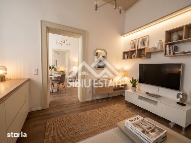 Apartament renovat, în inima Sibiului, pe strada Nicolae Bălcescu