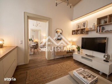 Apartament renovat, în inima Sibiului, pe strada Nicolae Bălcescu