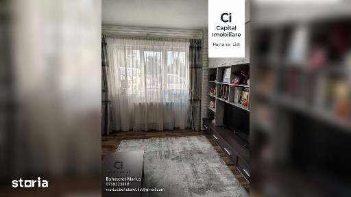 Vânzare apartament 2 camere, spațios și bine compartimentat