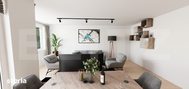 Apartament 2 camere, 49mp, priveliste spectaculoasa, Apahida