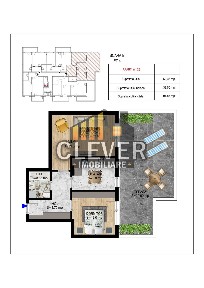 2 Camere | 91,85 mp Total | Terasa 39,5 mp | Etaj 4 | Pallady
